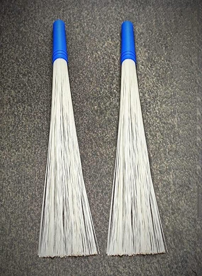 Agnirva Virgin Plastic Kharata 22 Inch Thin Stick Plastic Broom Jhadu for Bathroom Toilet Garden Lawn Gallary Roadside Pathway Cleaning for Wet and Dry Cleaning/Sweeping (Pack of 2) - Image 2